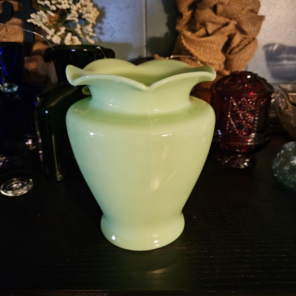 Jadeite Sarah Vase by McKee